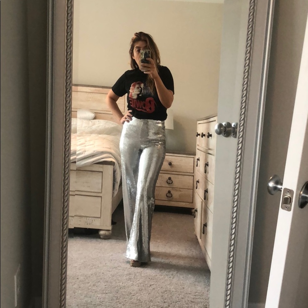 Lovers + friends Sequin pants